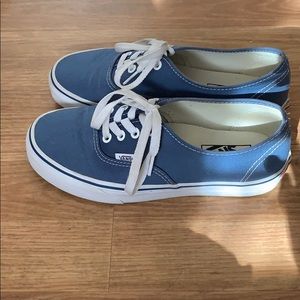 Blue authentic vans